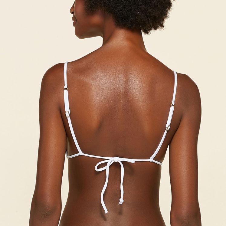 Top Biquini Liso Coordenado Branco