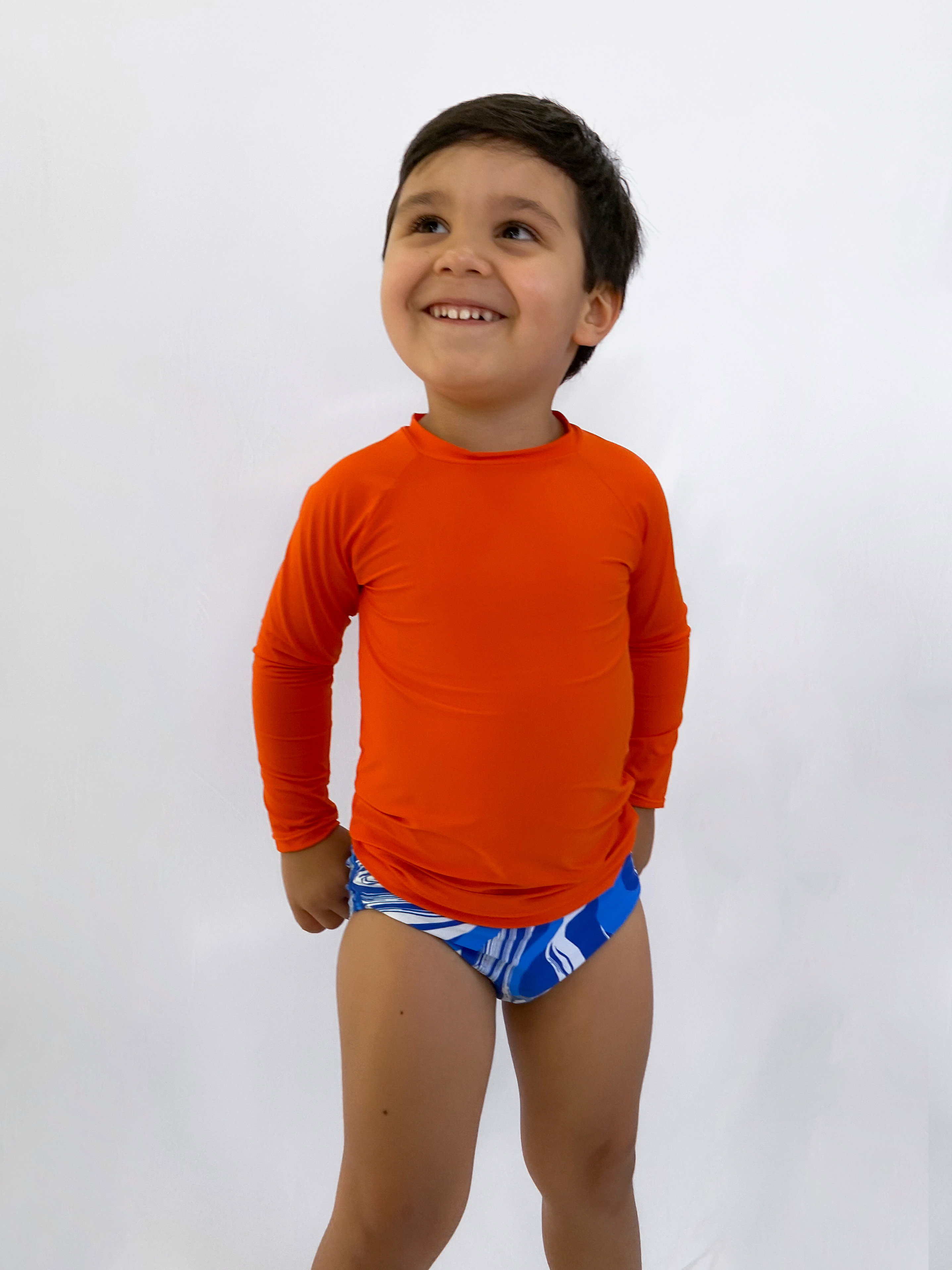 Longsleeve de Proteção Amaranto Kids Laranja