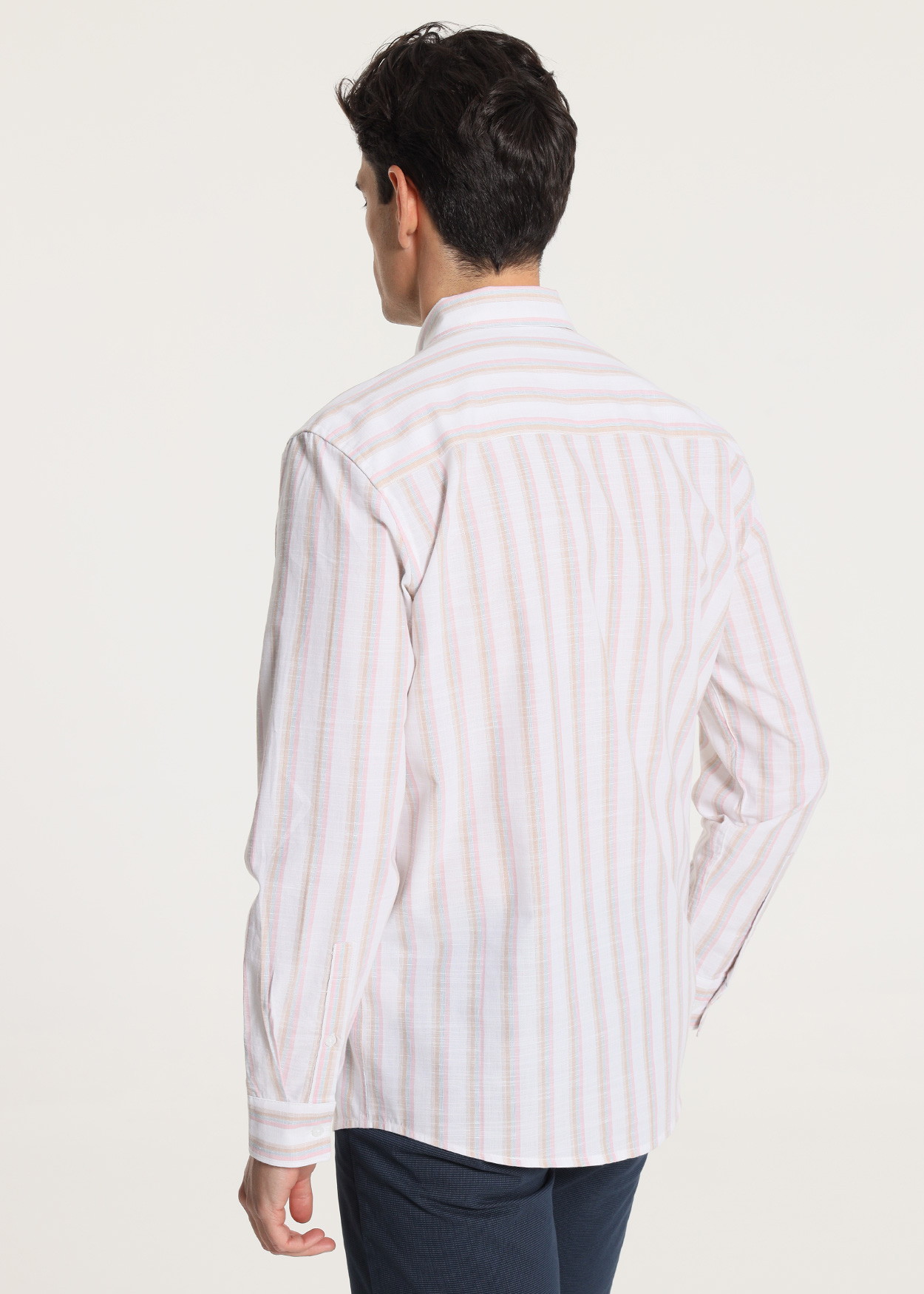 Camisa de manga comprida Homem Multicolorido