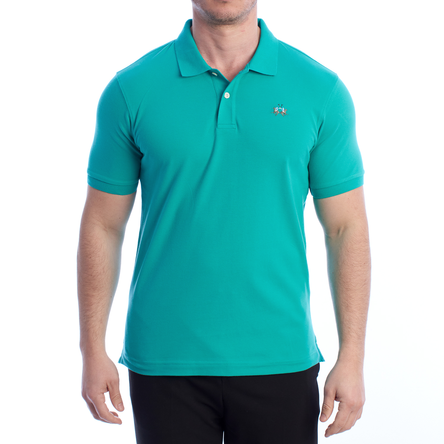 Pólo Homem Slim Fit Verde