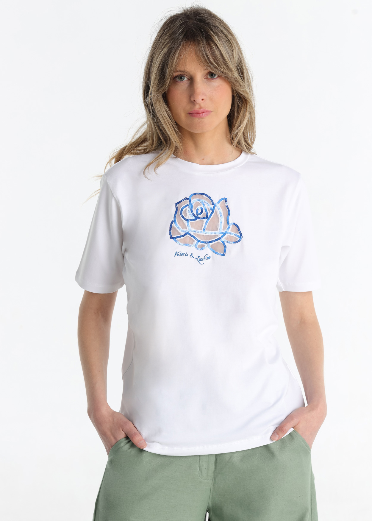 T-Shirt Senhora Branco