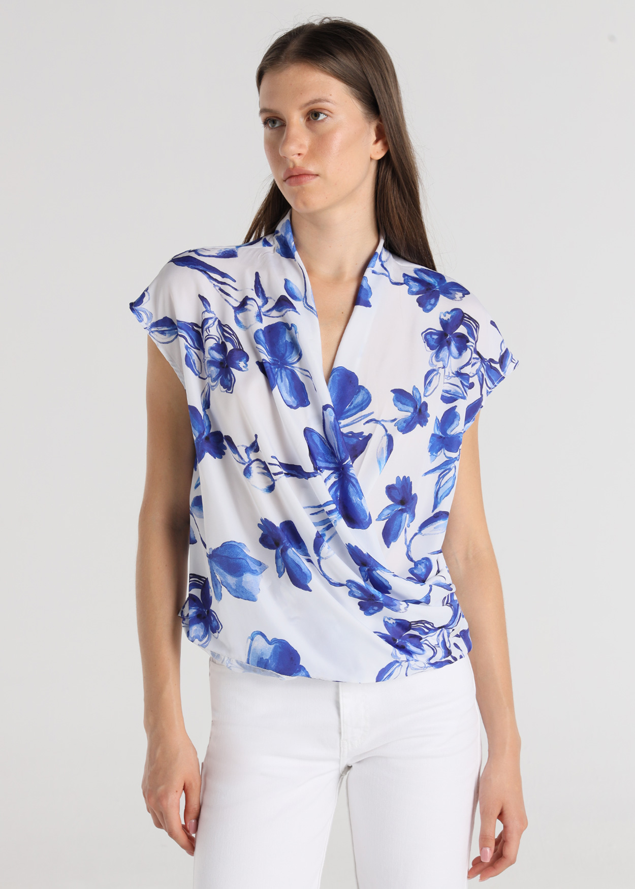 Blusa Floral Senhora Multicolorido