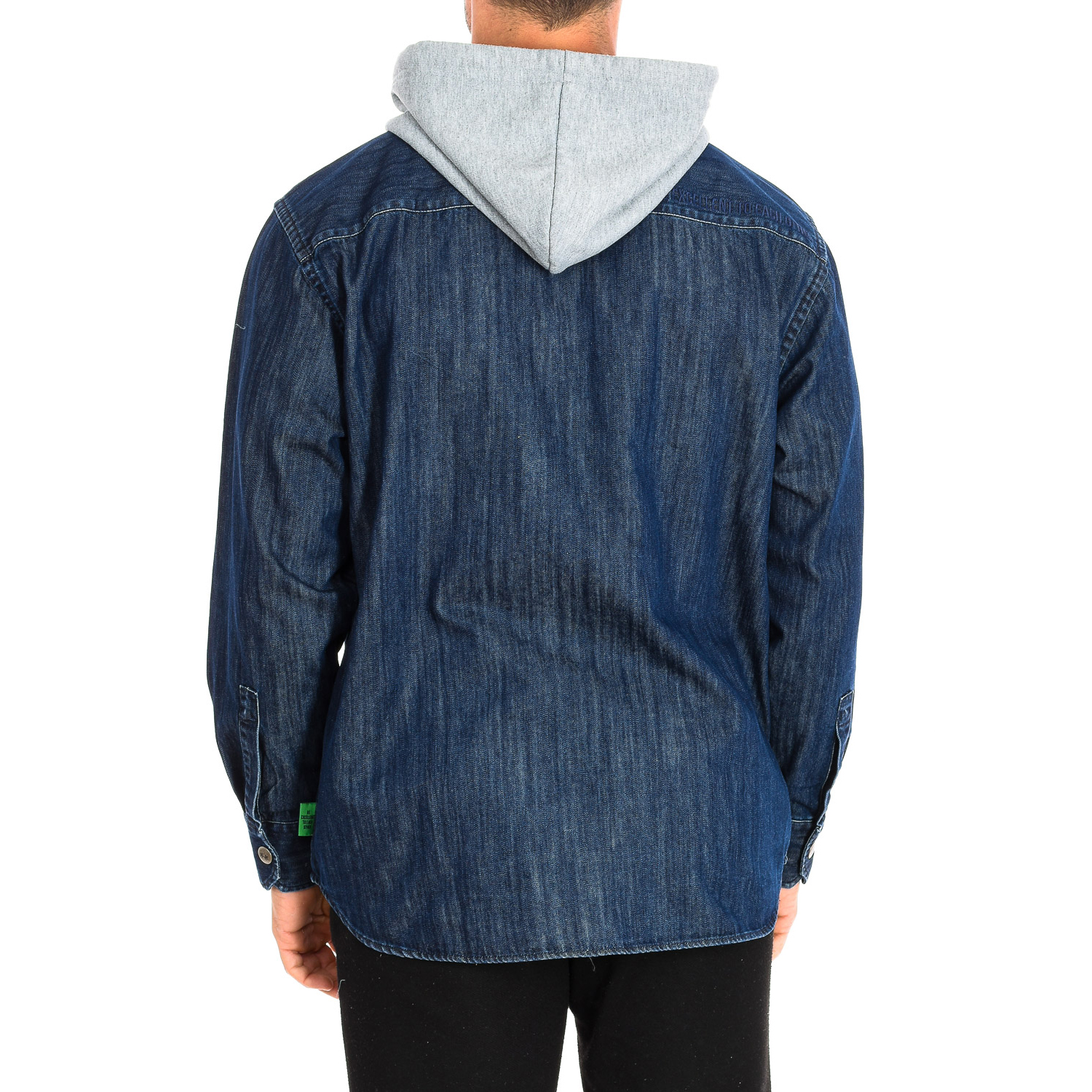 Casaco Ganga Homem com Capuz Azul