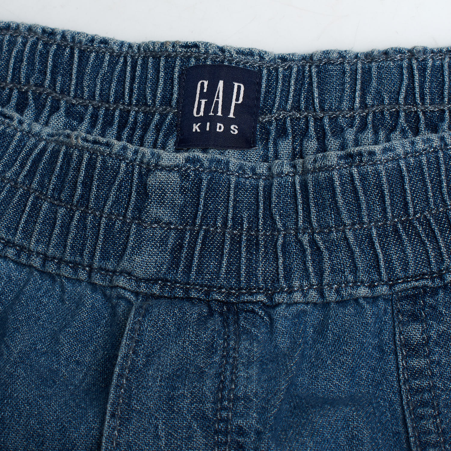 Calções de Ganga Menina Azul