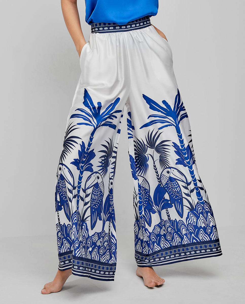 Calças Largas Tropical MultiCor