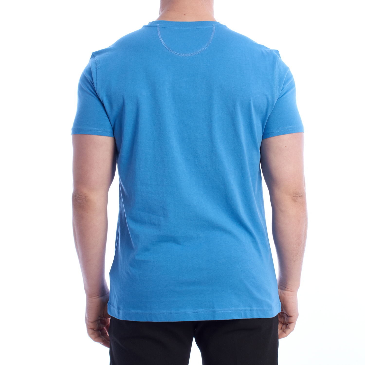 T-Shirt Homem Regular Fit Azul Claro