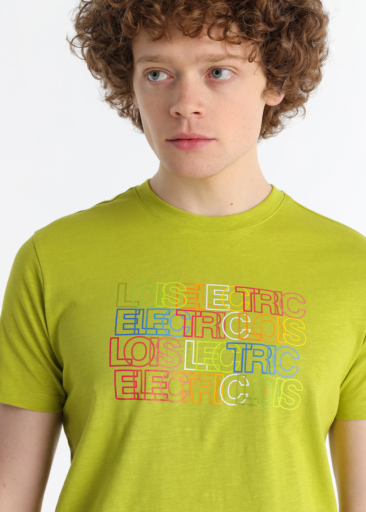 T-Shirt Gráfica Homem Verde