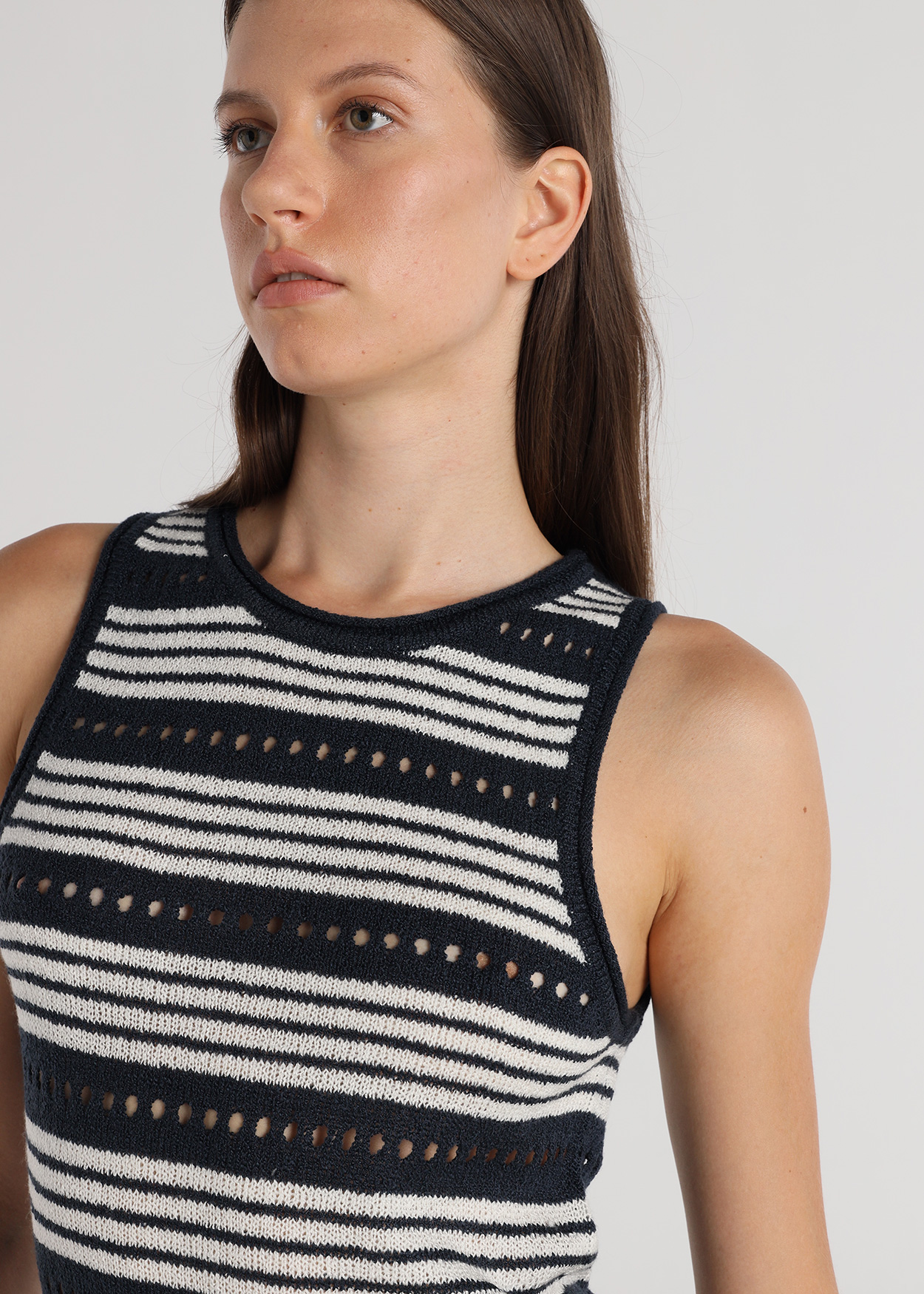 Vestido de malha Senhora Azul