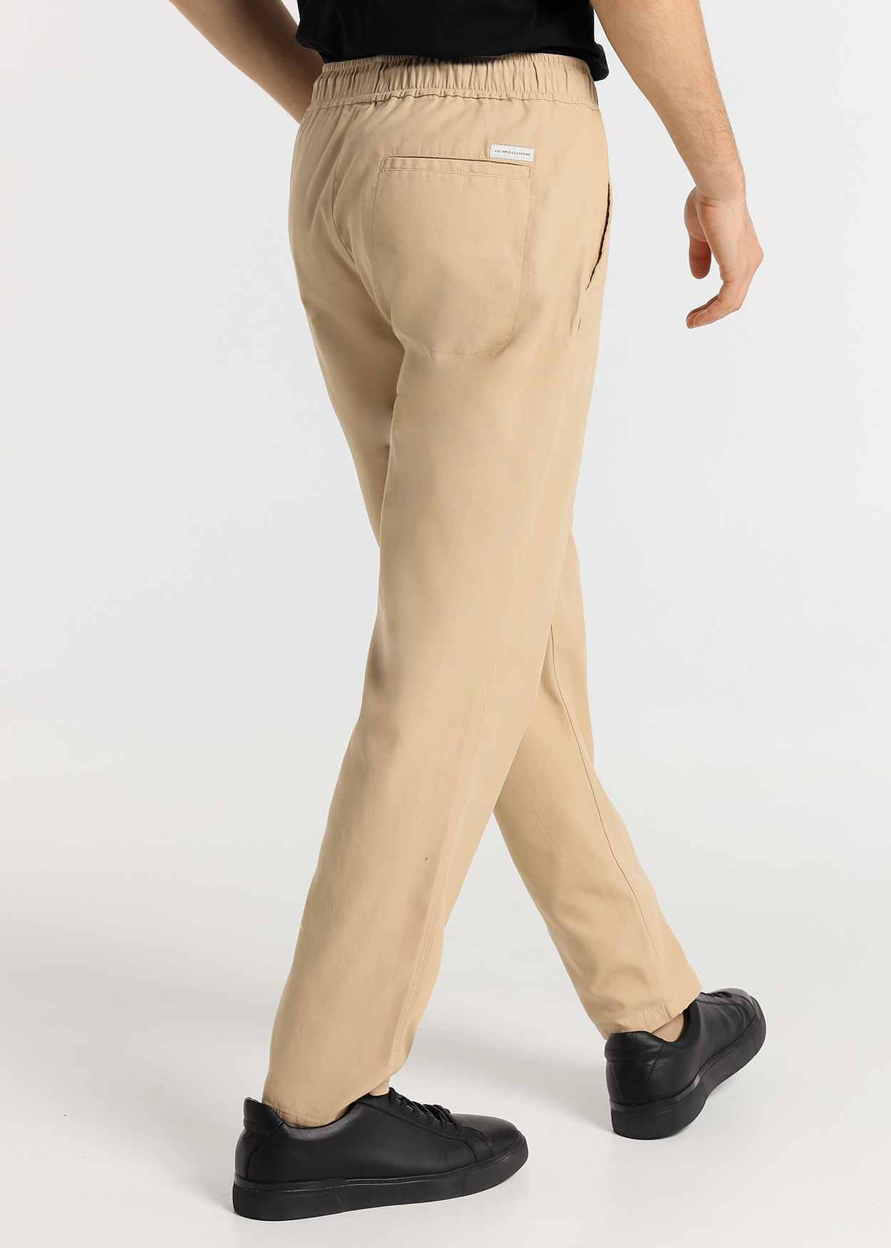 Calças Chino Slim Homem Castanho