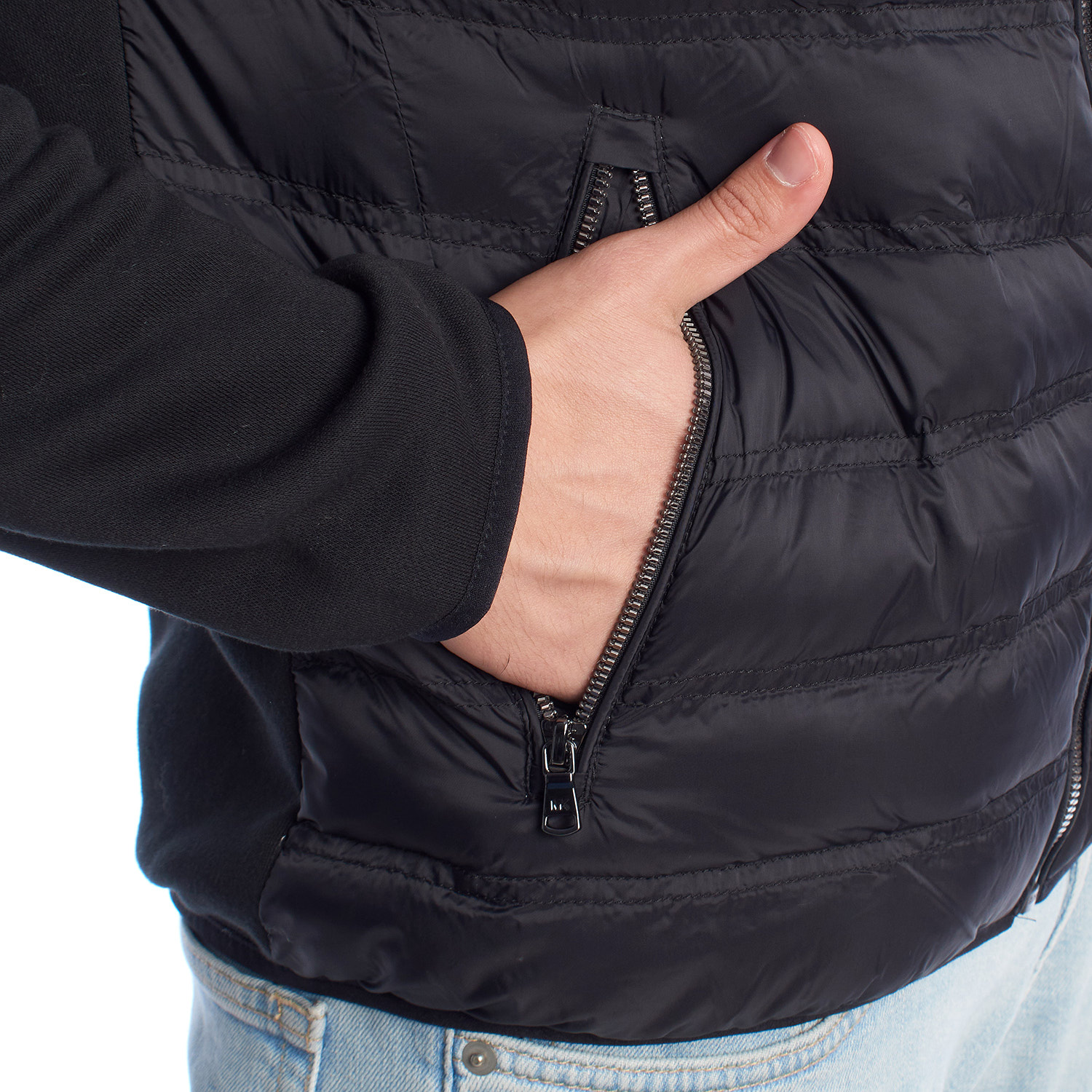 Casaco Acolchoado Homem Preto