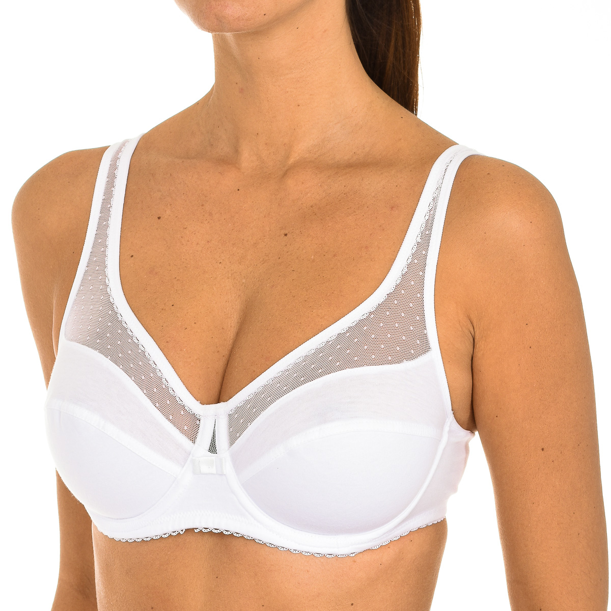 Soutien Senhora Generous com Aros Branco