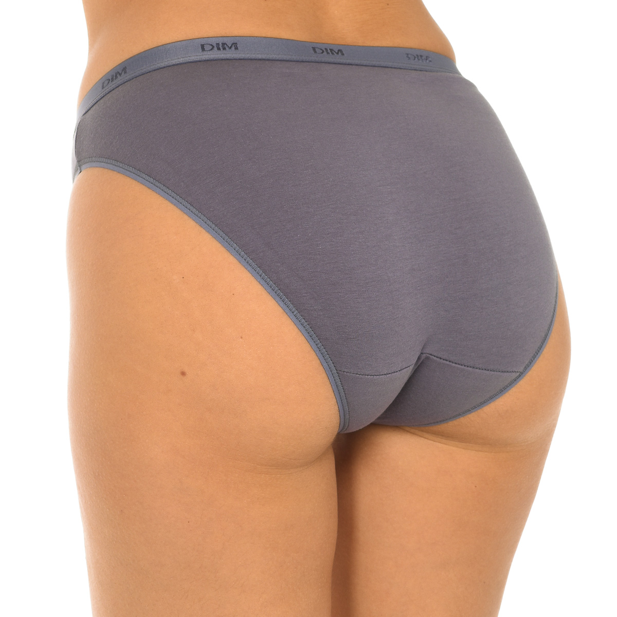 Pack 3 Cuecas Senhora Les Pockets Cinza Cinzento e Rosa