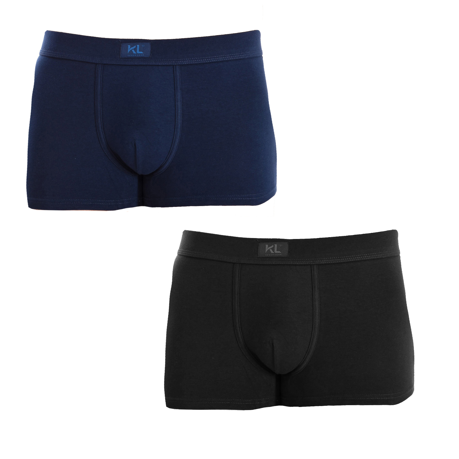 Pack 2 Boxers Preto-Azul