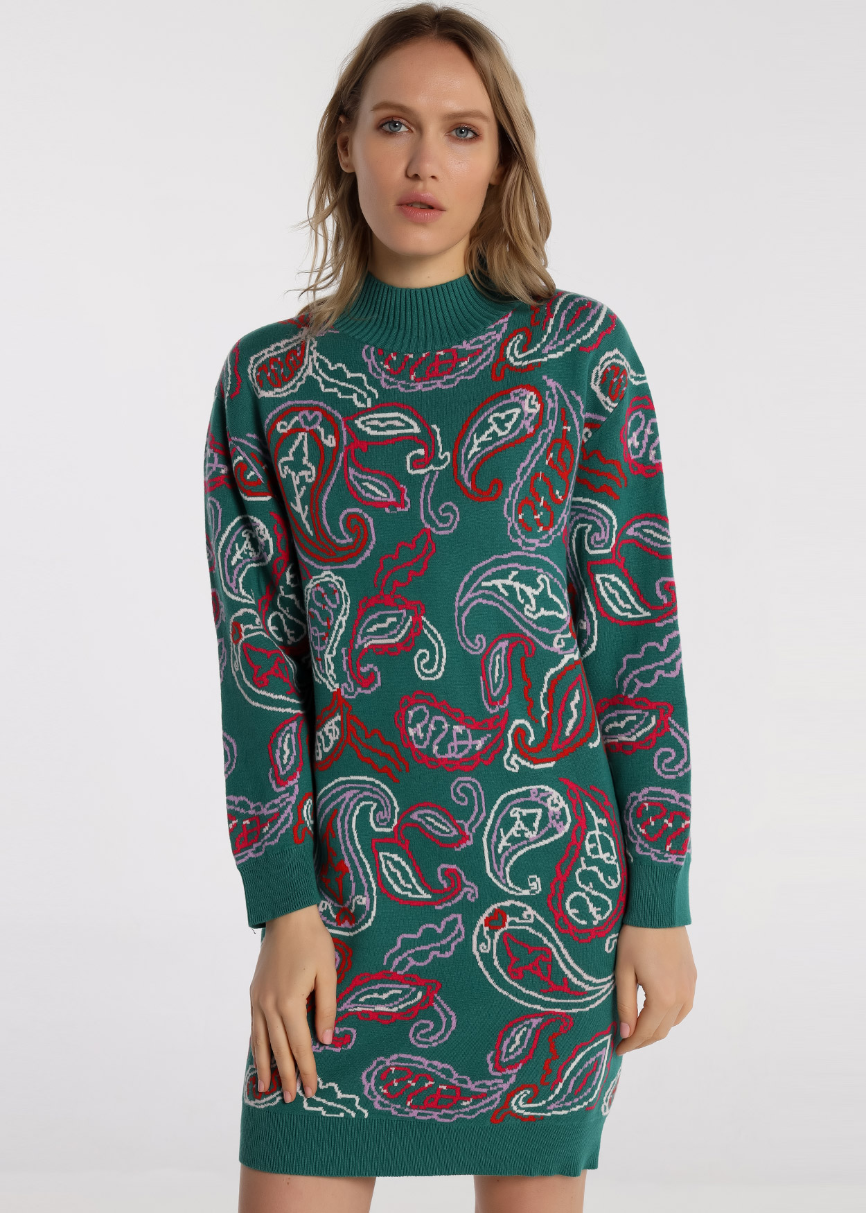 Vestido Curto Senhora Verde