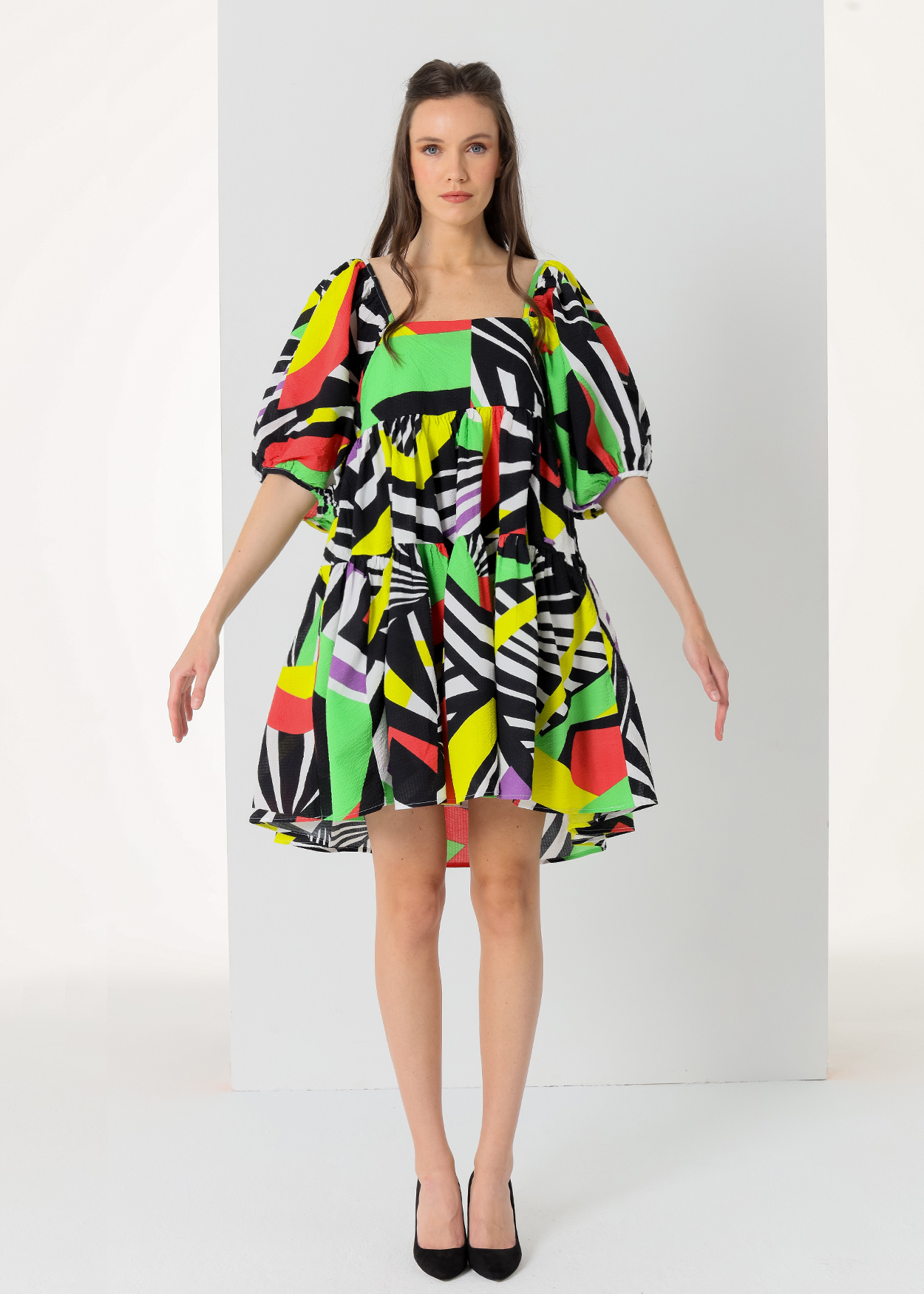 Vestido Senhora Multicolorido