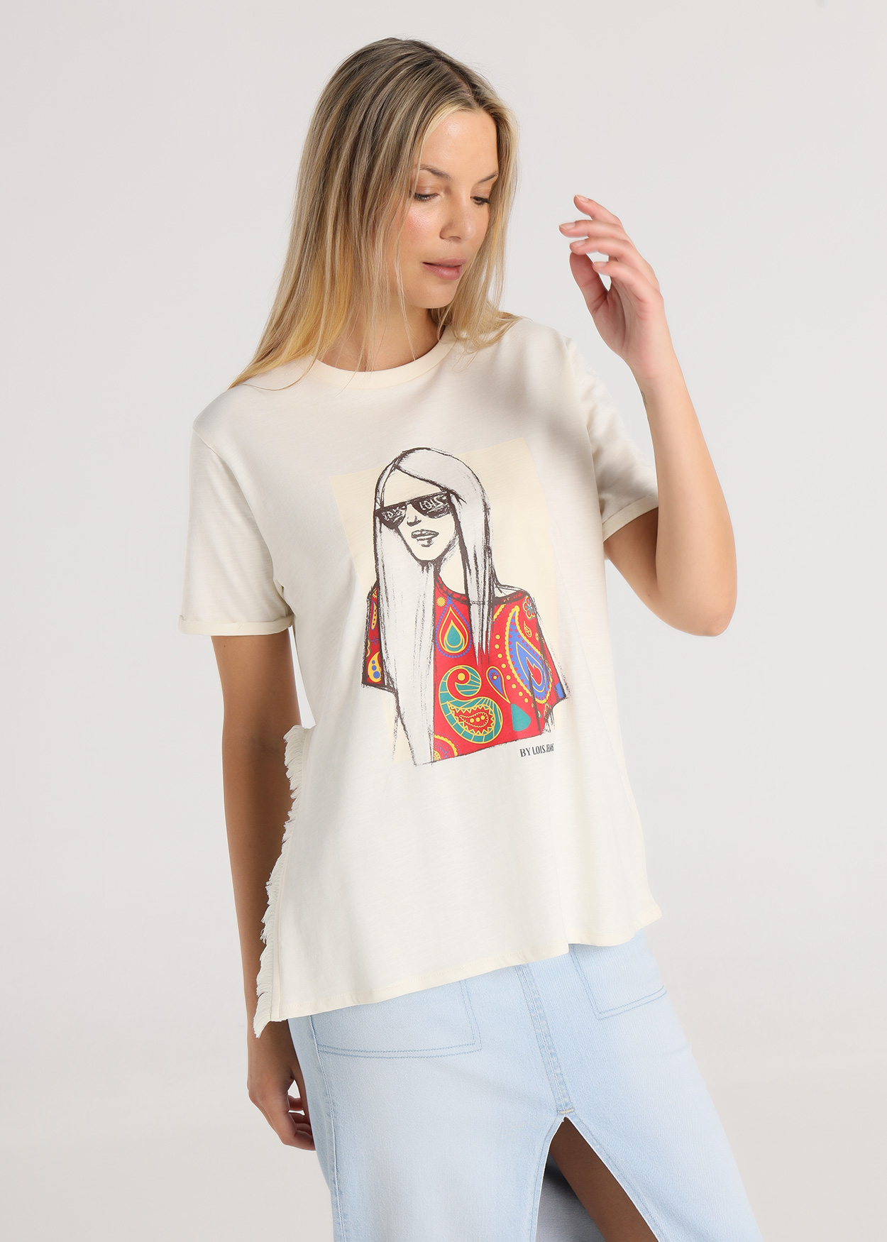 T-Shirt Senhora Bege