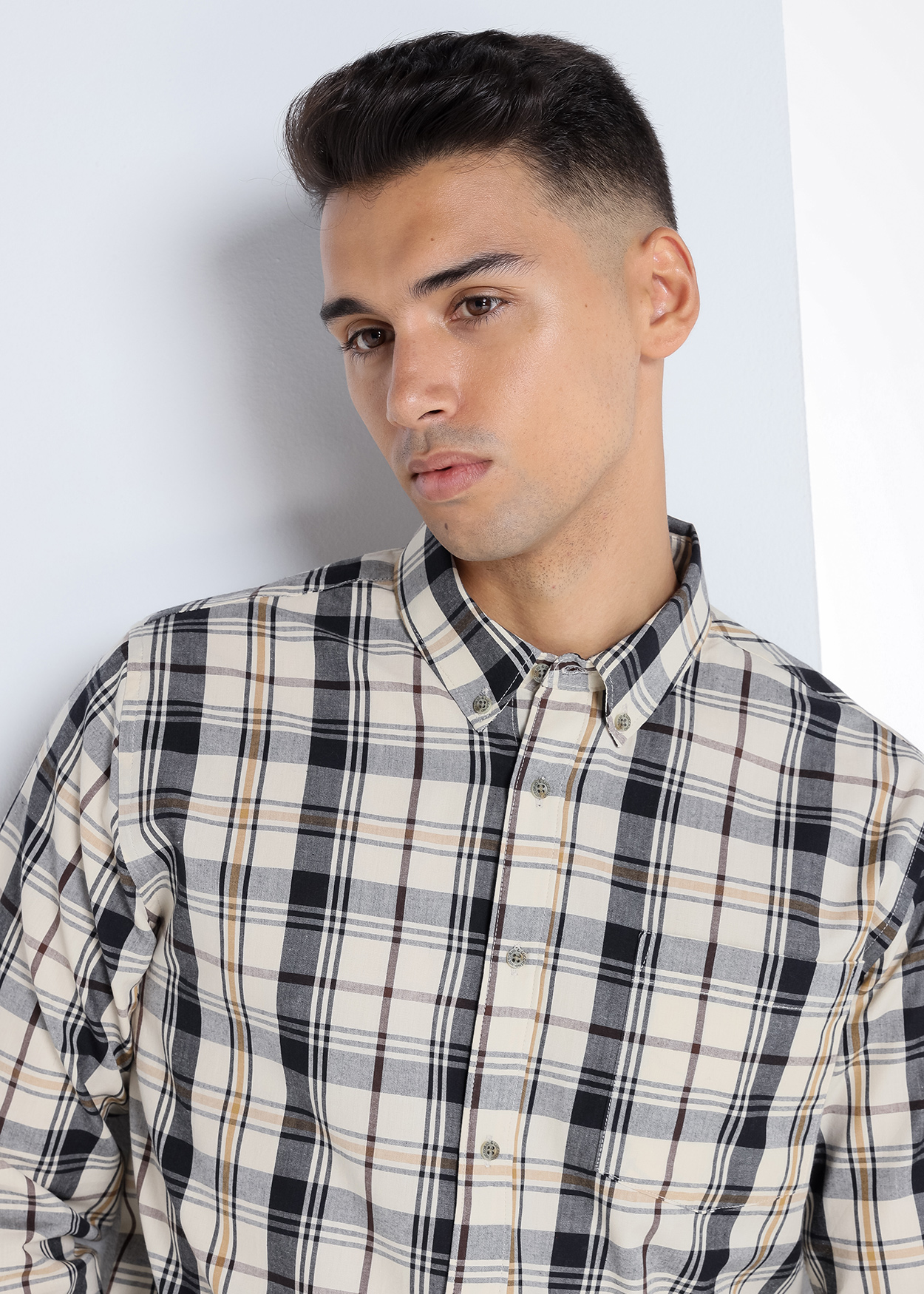 Camisa xadrez Homem Multicolorido