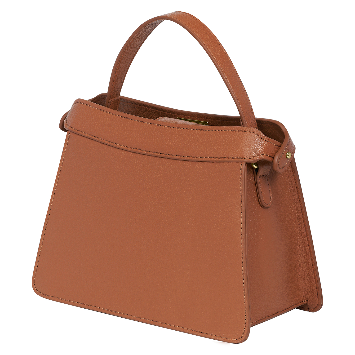 Mala Senhora com Fecho Rotativo Castanho