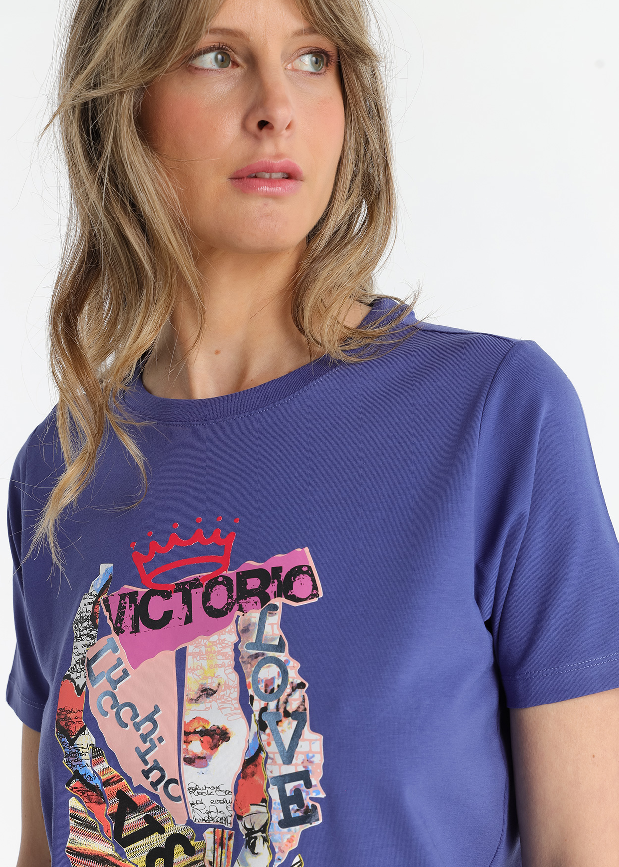 T-Shirt Senhora Azul