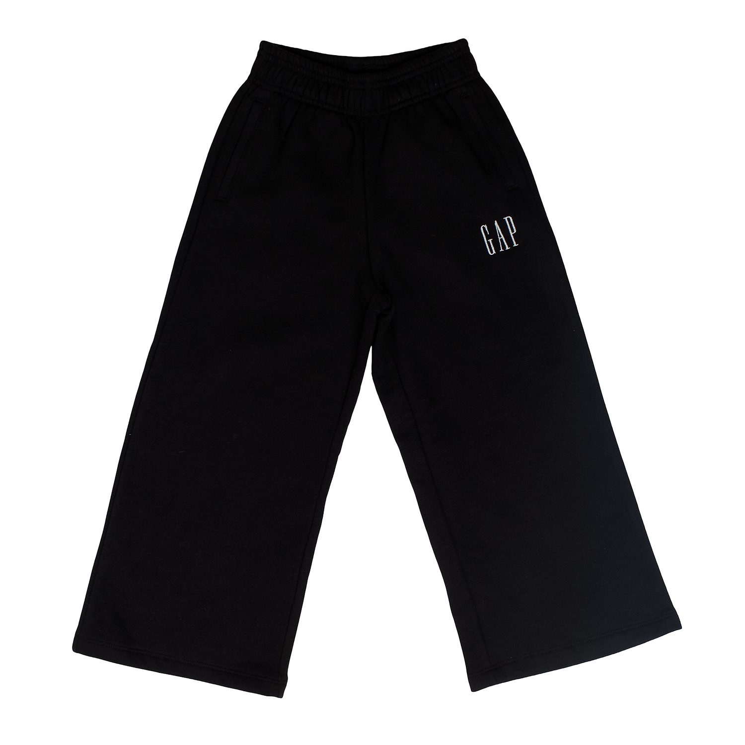 Calças Desportivas boca de sino Menina Preto