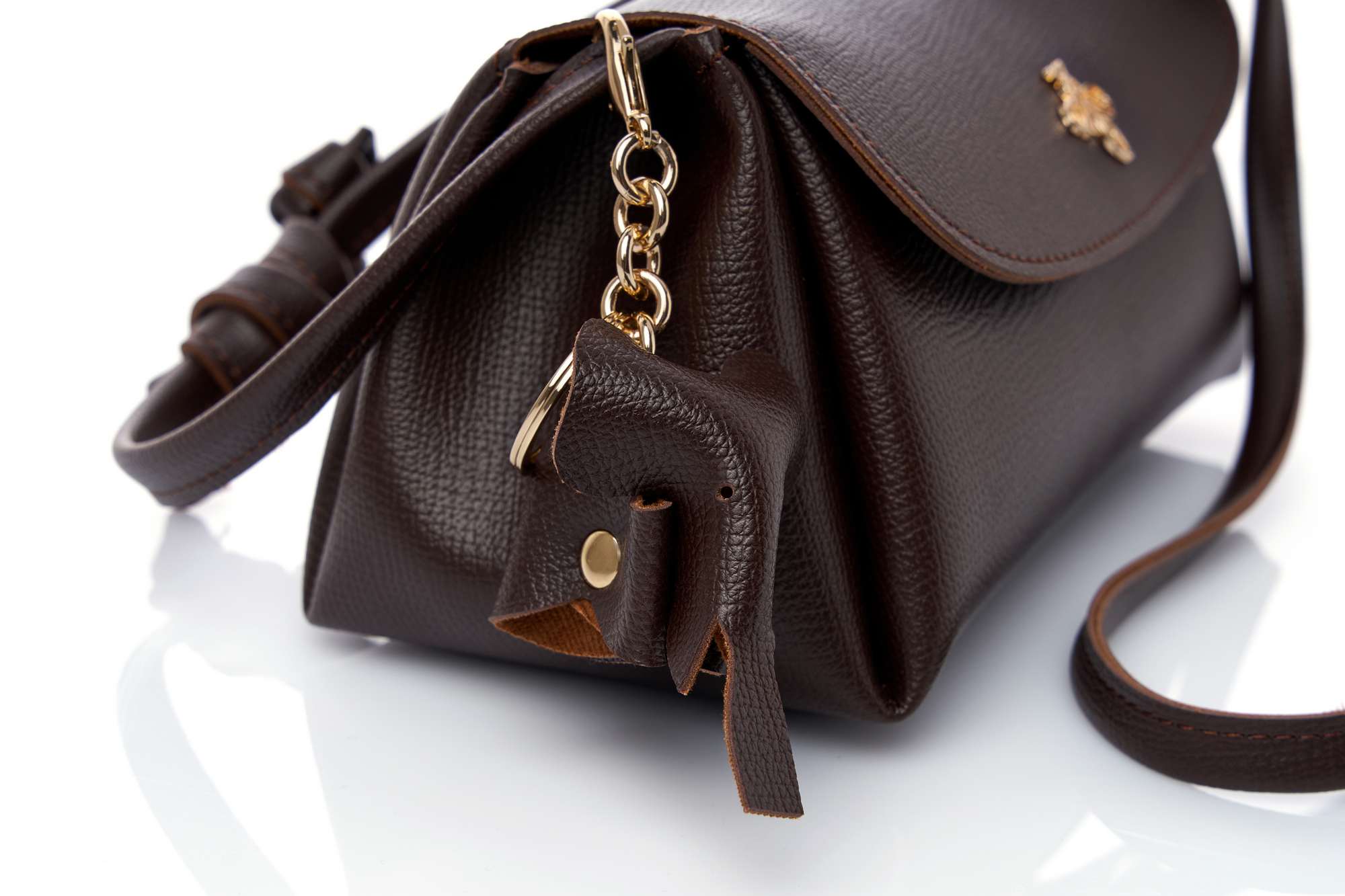 Mala de Ombro Castanho