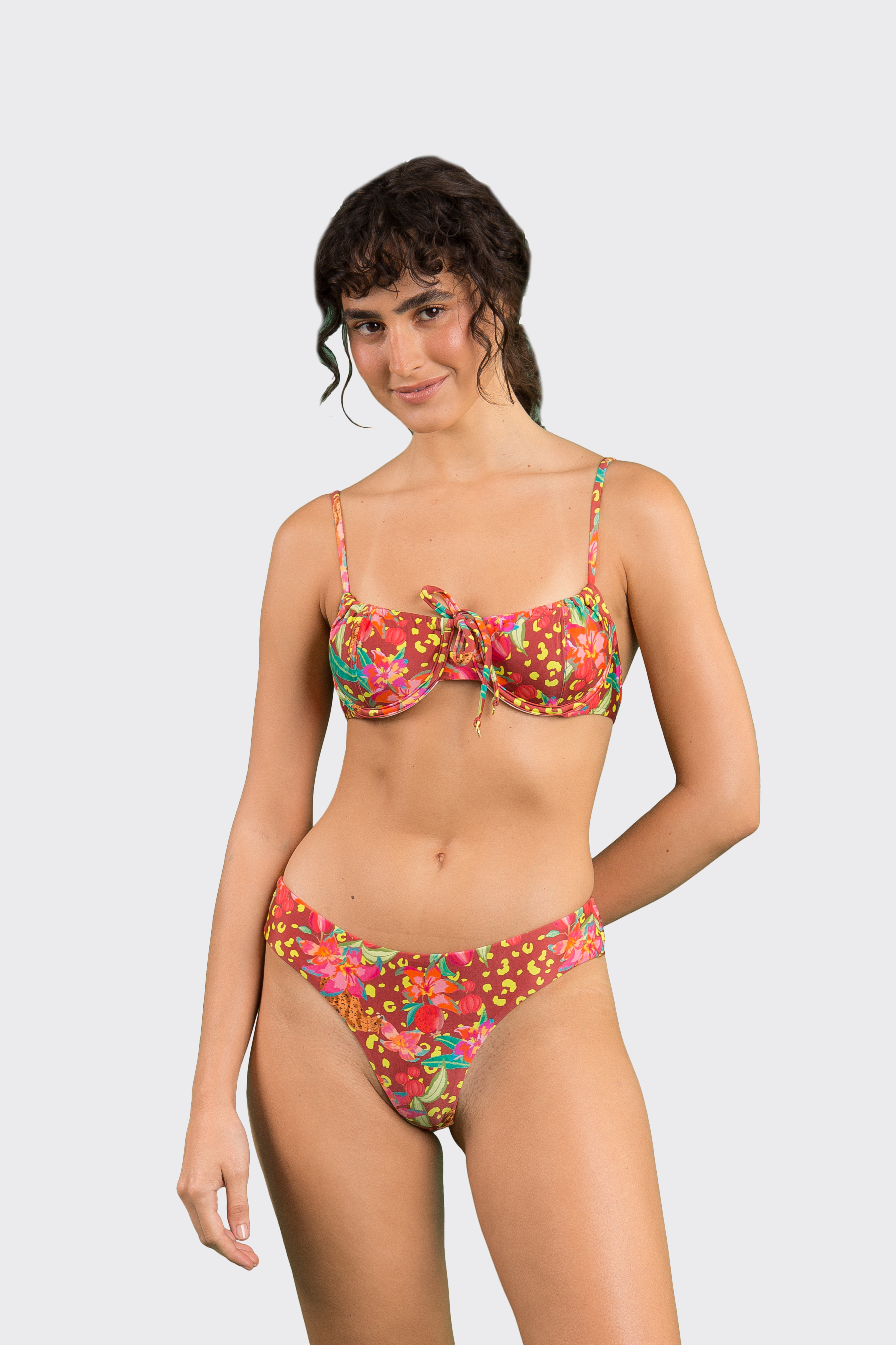 Cuecas Biquini Tropics Ciao Castanho