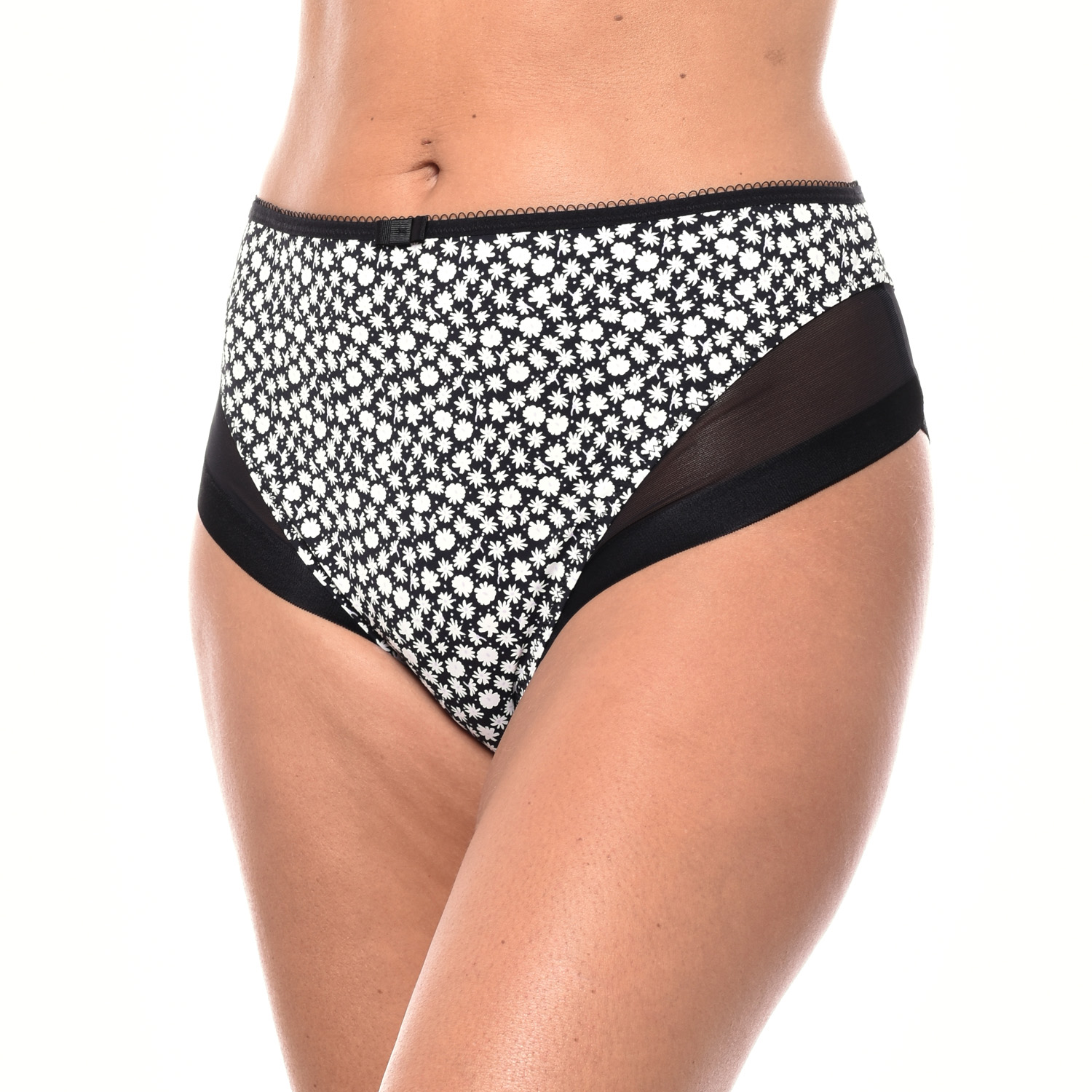 Cuecas Senhora Generous Preto e Branco