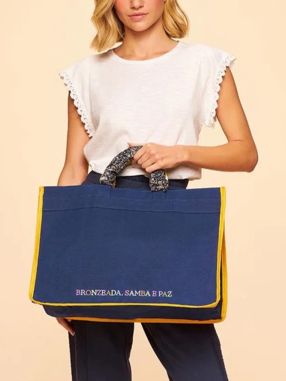 Bolsa de Mão Azul