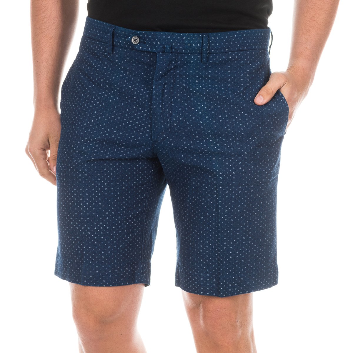 Bermudas Homem Azul Escuro