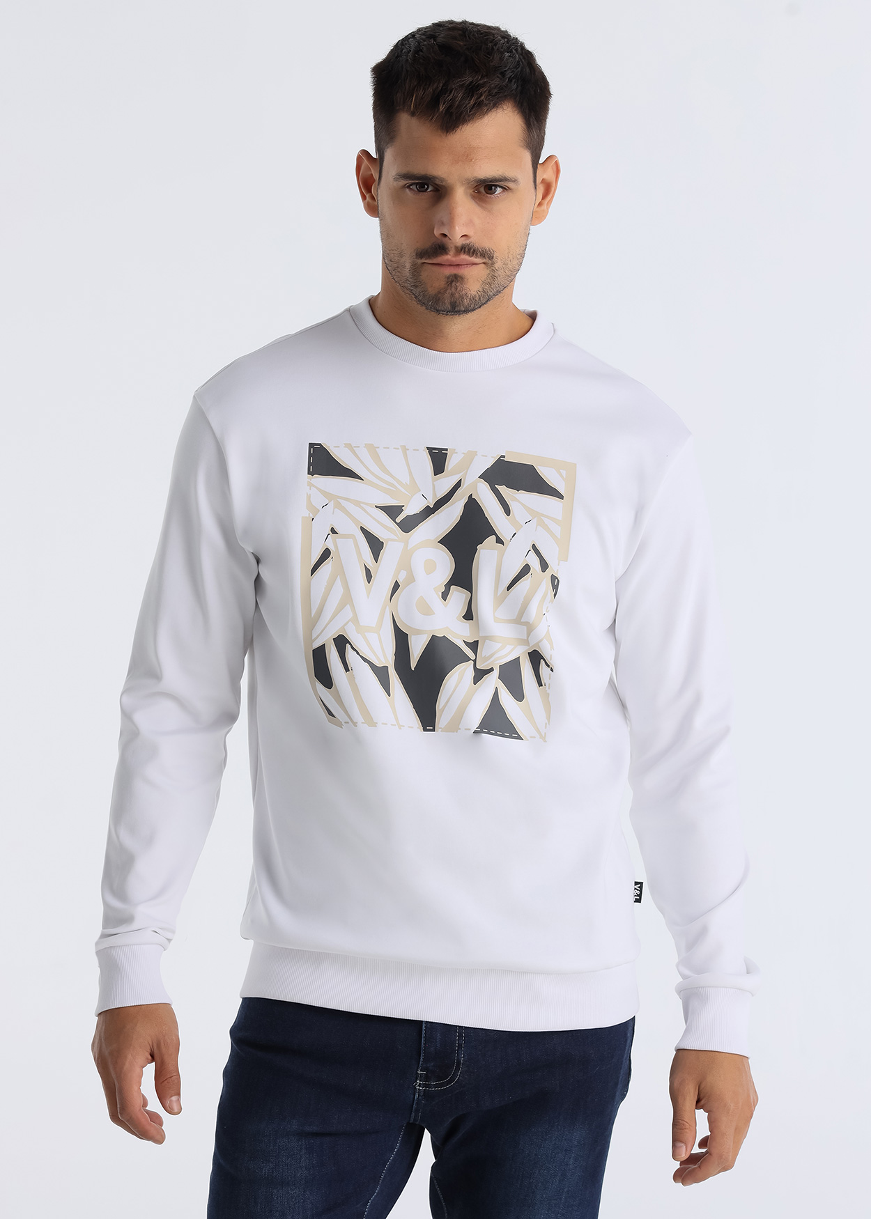 Sweatshirt Homem Branco