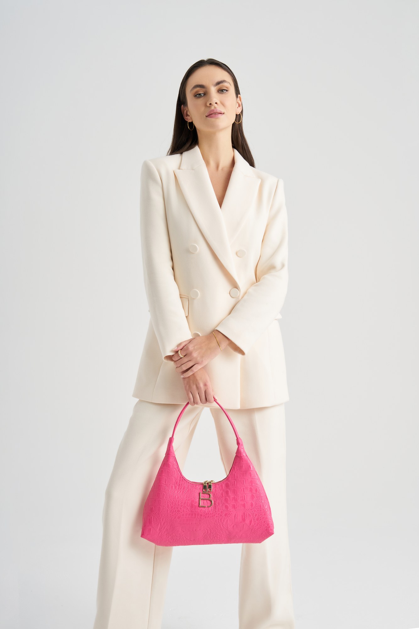 Mala de Ombro Fuchsia