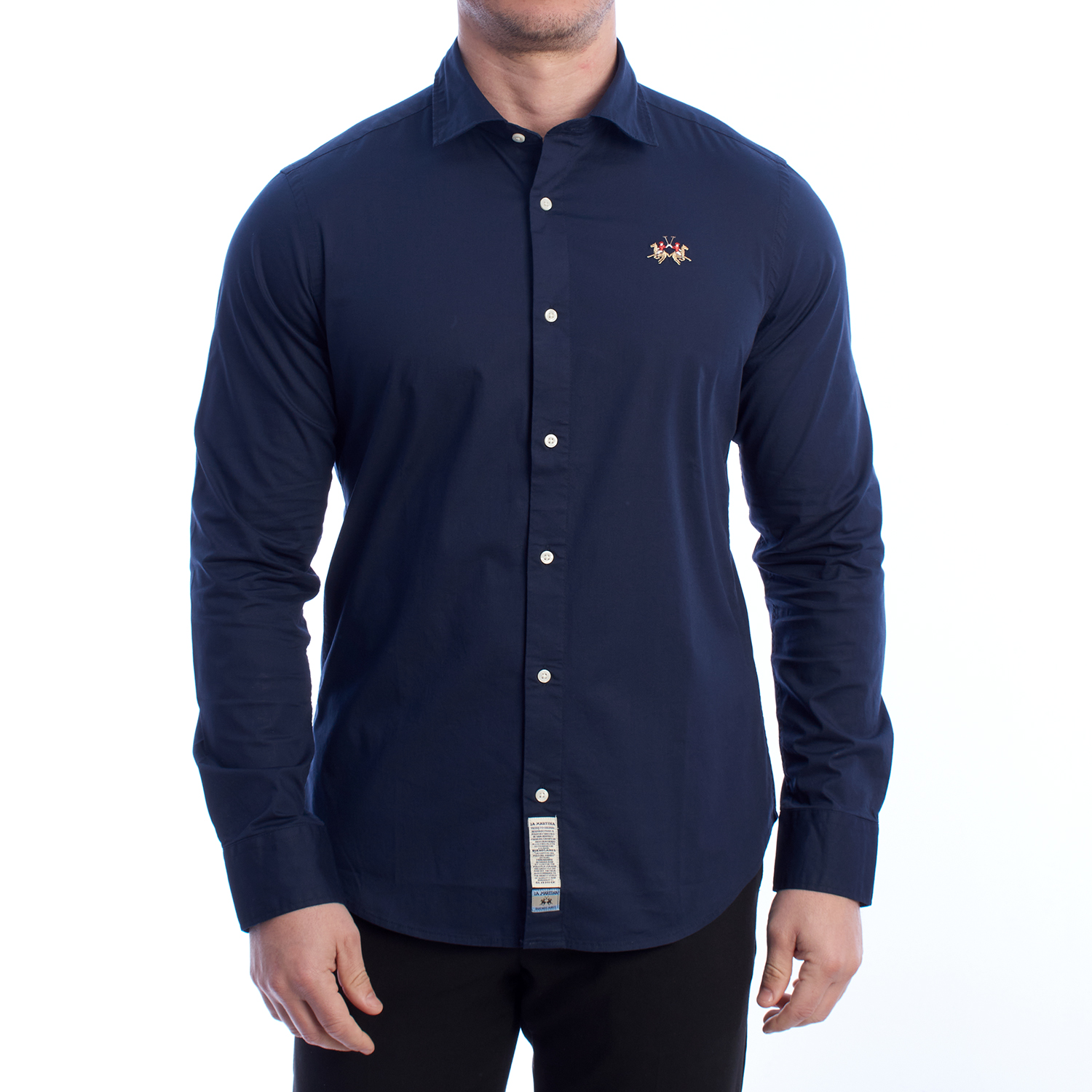 Camisa Homem Slim Fit Azul