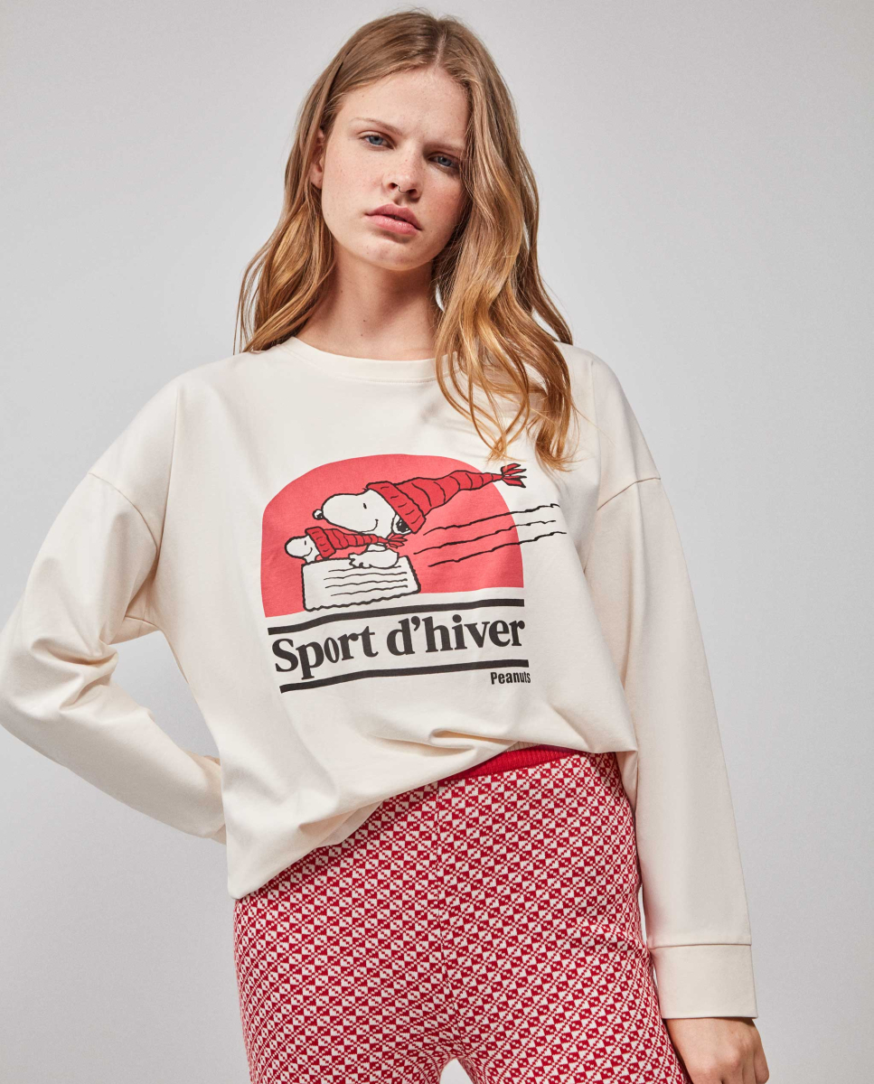 Camisola manga comprida Snoopy MultiCor