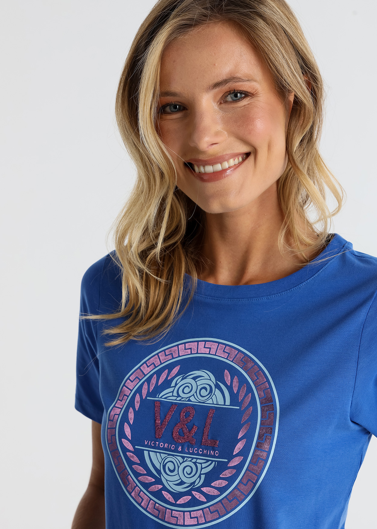 T-Shirt Senhora Azul