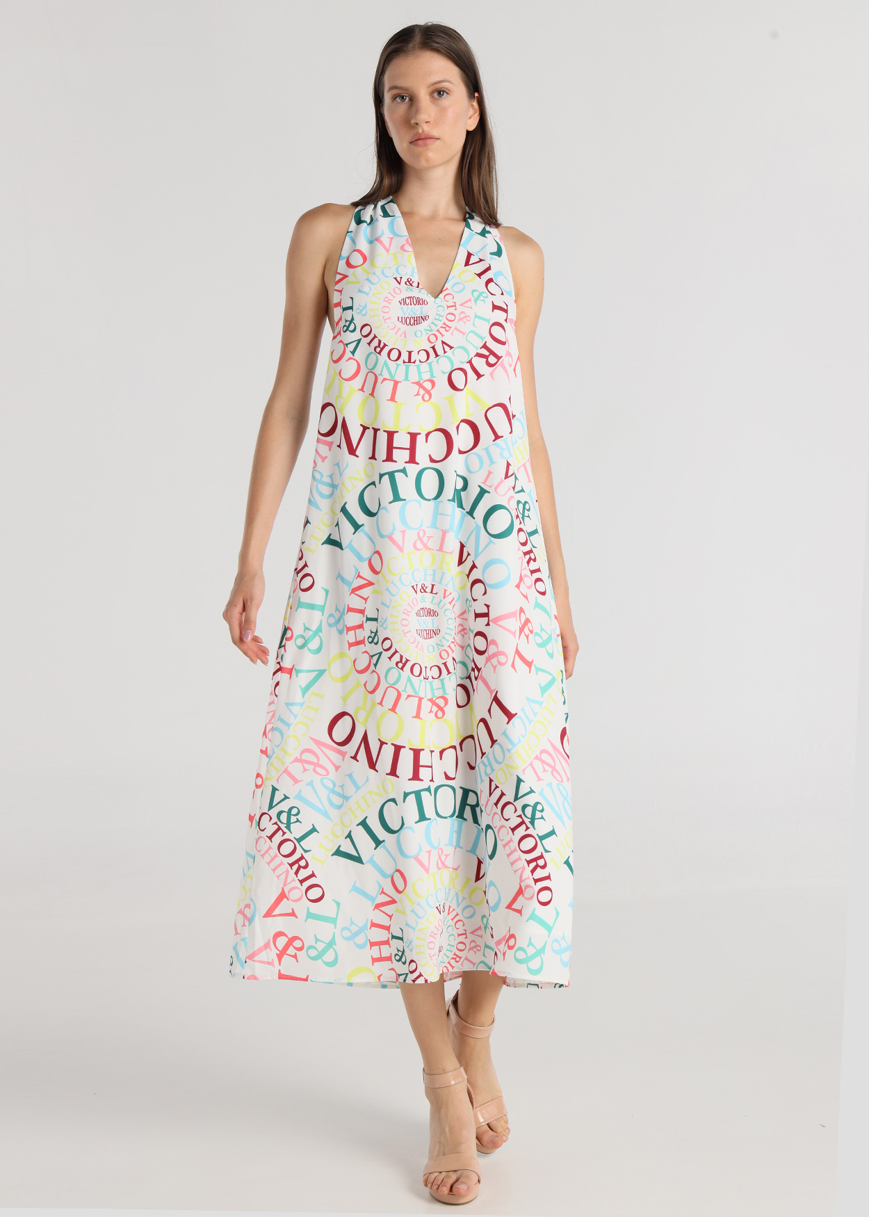 Vestido Senhora Multicolorido