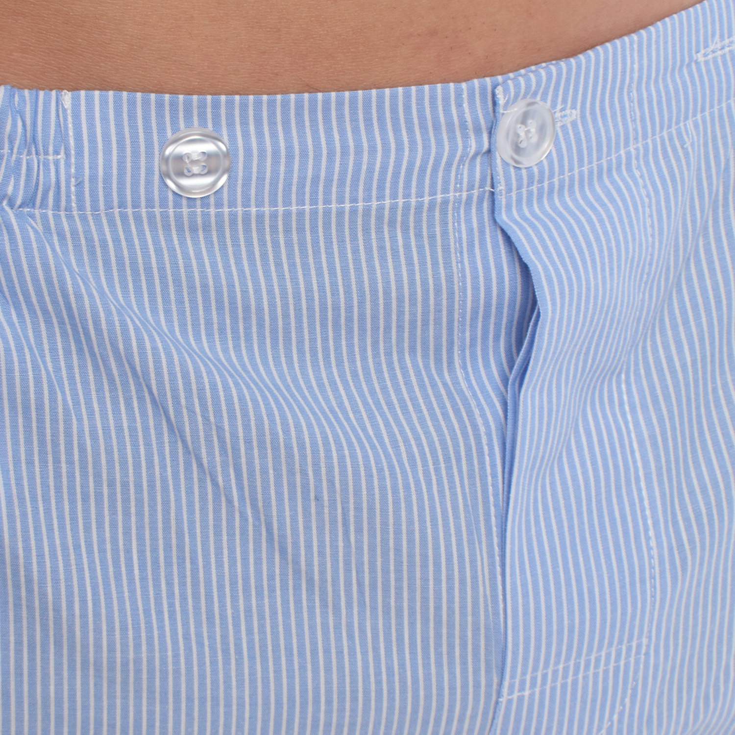 Pijama de Manga Comprida Azul Claro