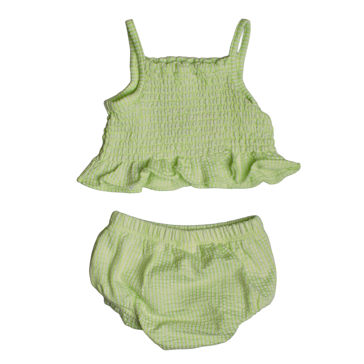 Conjunto Top + Tapa-Fraldas Menina Verde