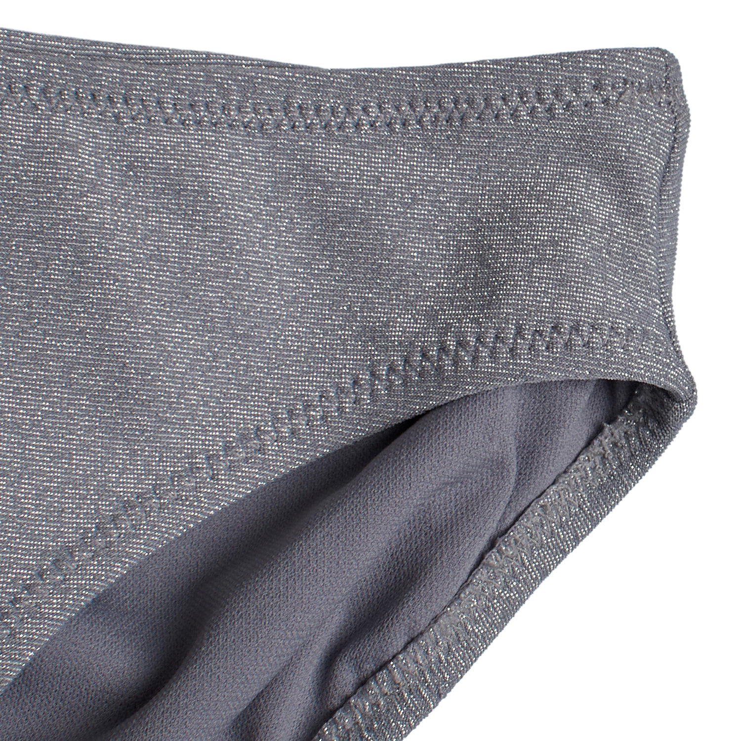 Biquini Completo Menina Prateado