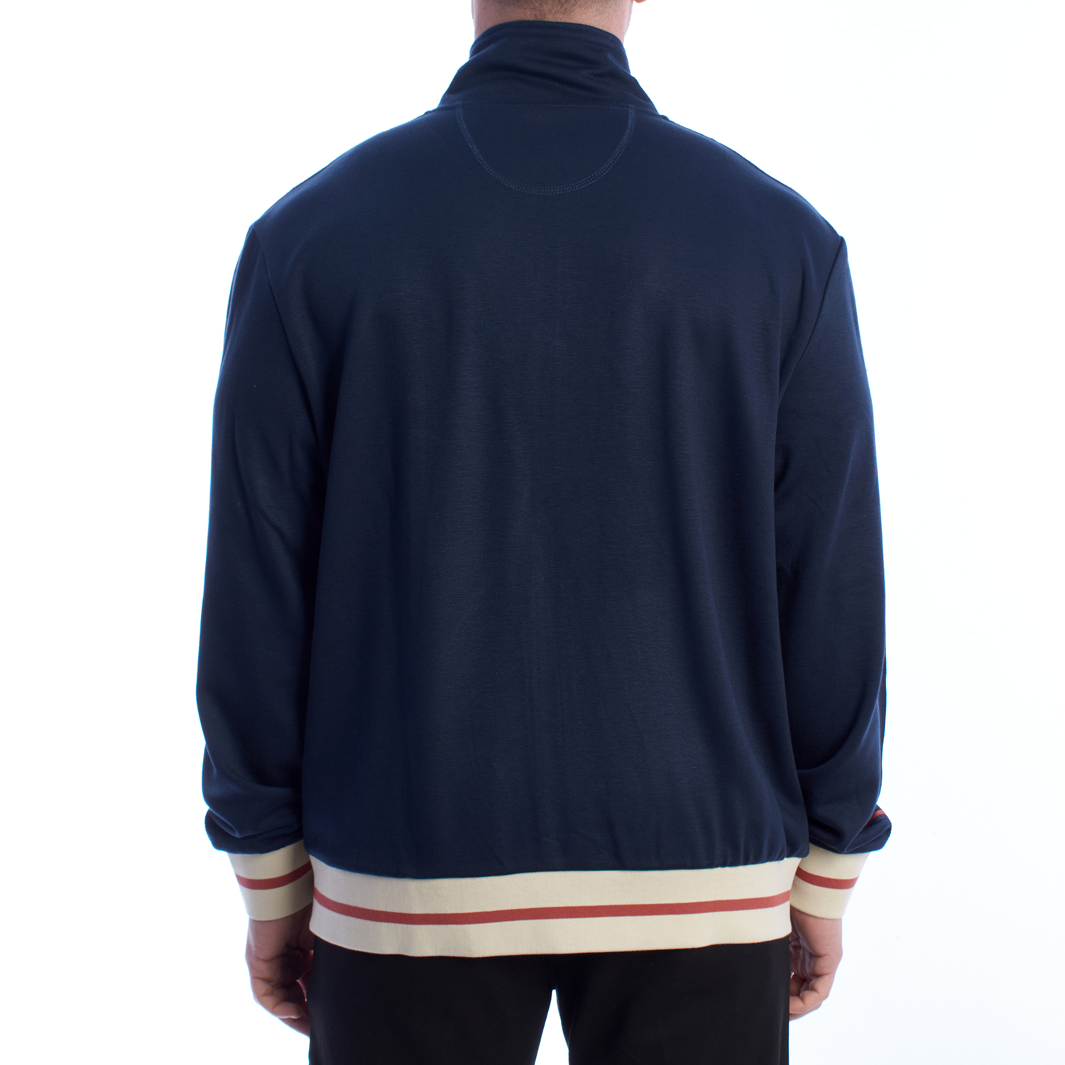 Sweatshirt Homem com Fecho Azul Escuro