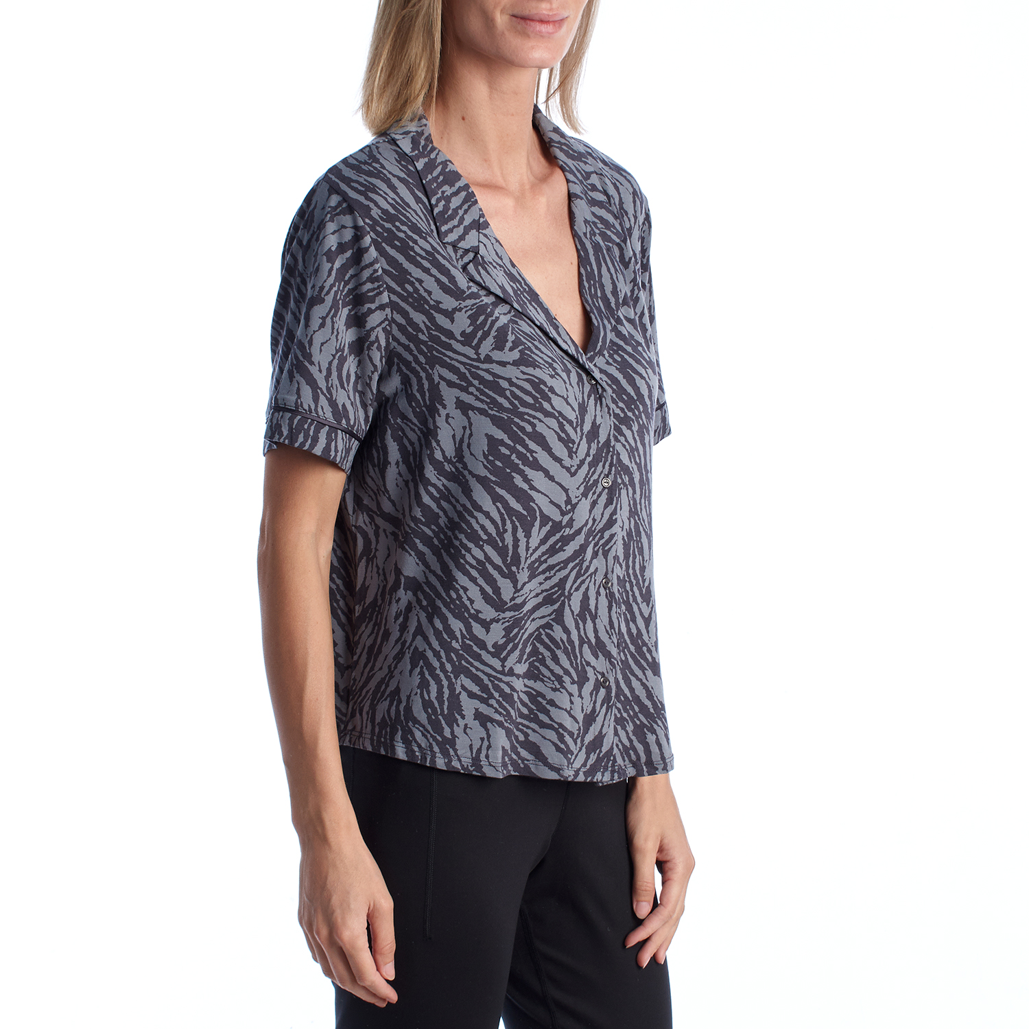 Camisa de Pijama Cinzento