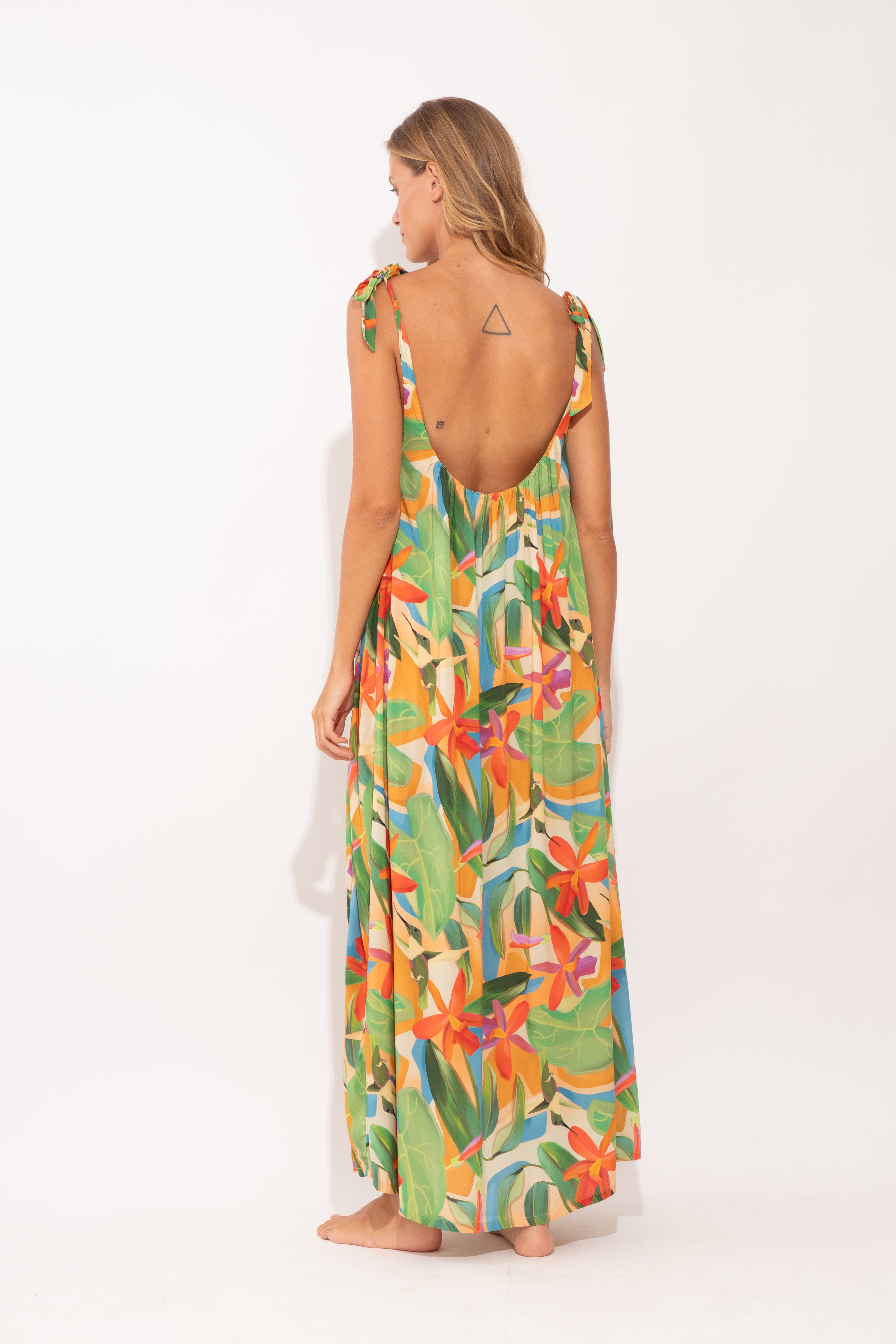 Vestido Tropical Chiara Verde