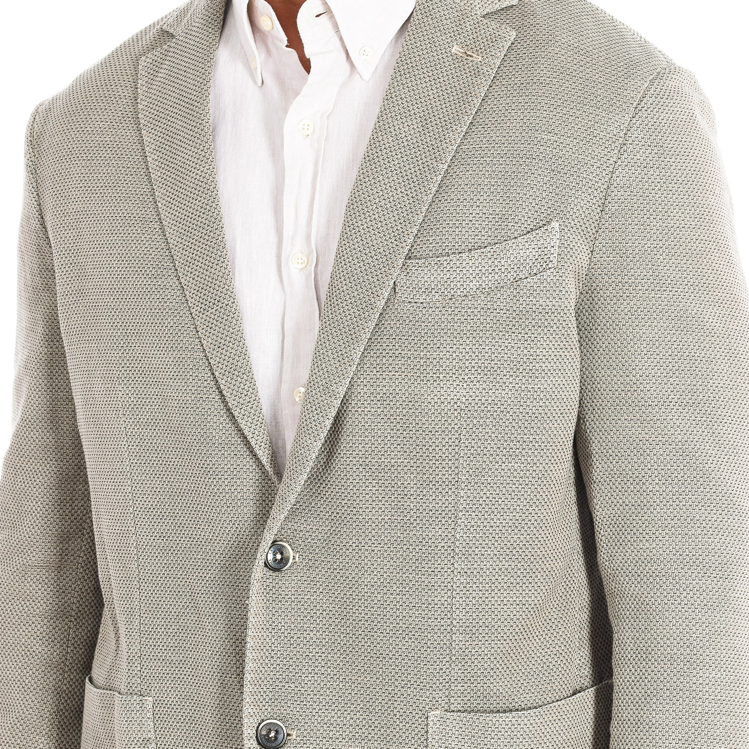 Blazer Homem Regular Fit Bege