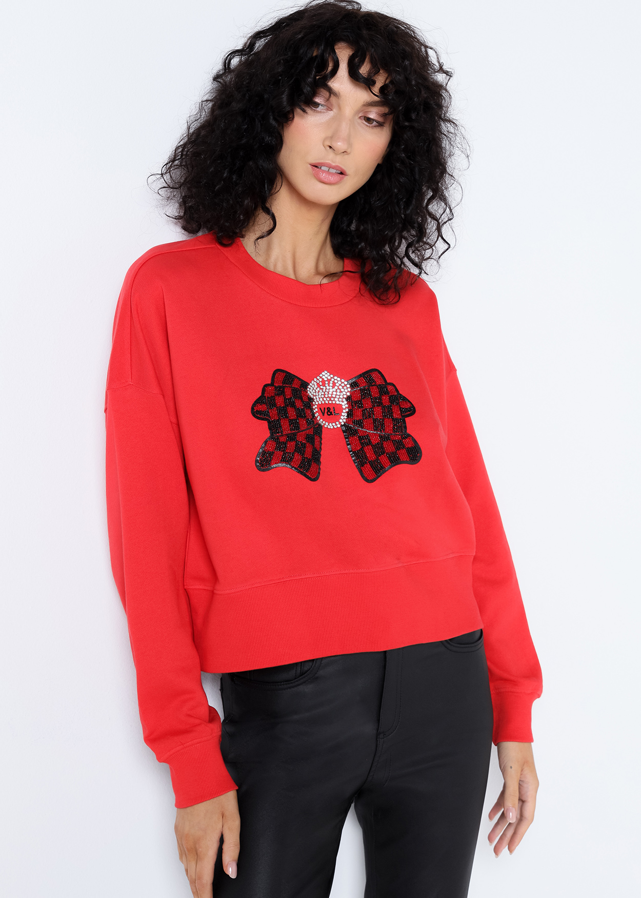 Sweatshirt Senhora Vermelho