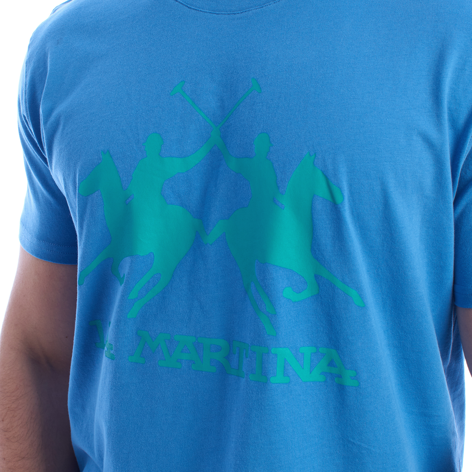 T-Shirt Homem Regular Fit Azul