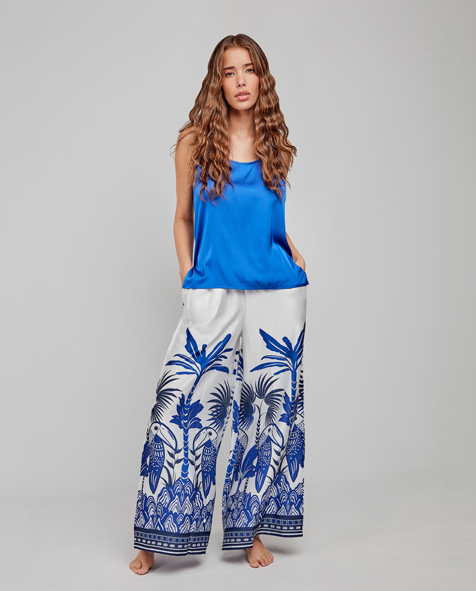 Calças Largas Tropical MultiCor