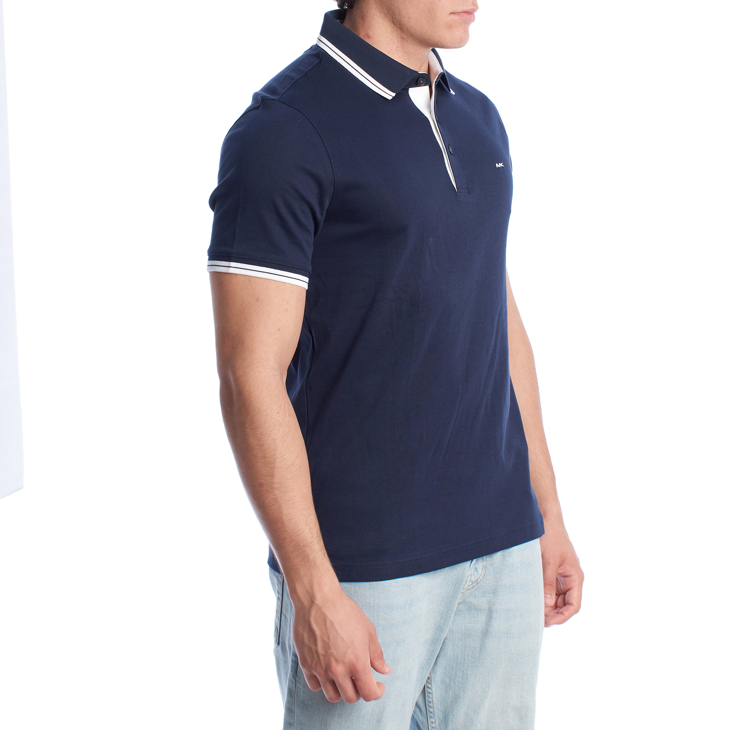 Pólo Homem Short Sleeve Azul