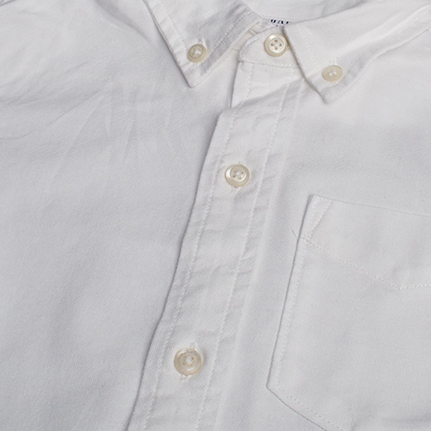Camisa manga comprida Oxford Menino Branco