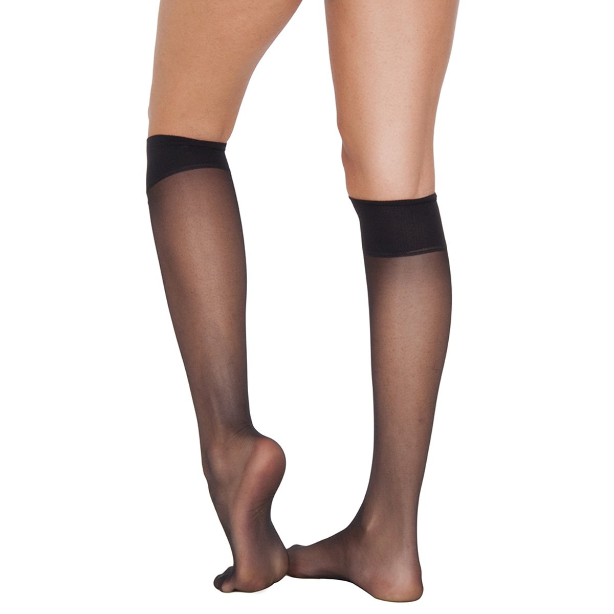 Pack 2 Meias Senhora 20D Preto