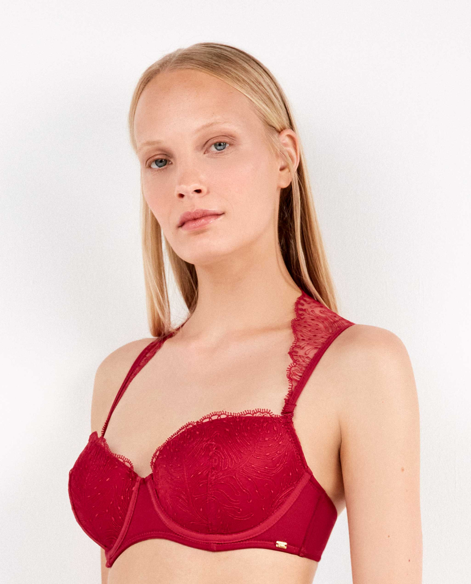 Soutien Balconette Vermelho