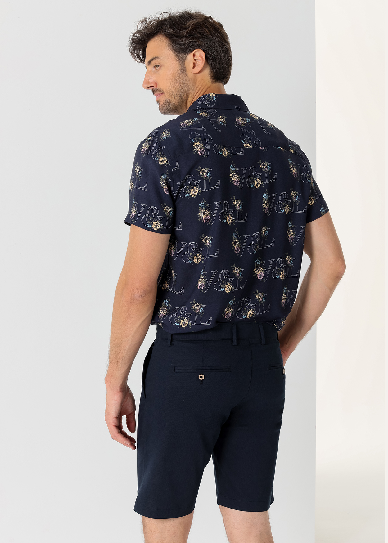 Calções chino slim Homem Multicolorido